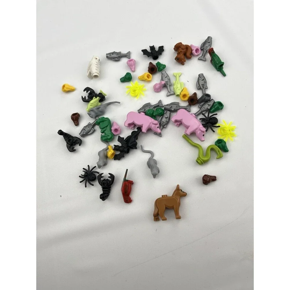 LEGO LOT Animal Minifig Lot 50+ Pieces As Shown